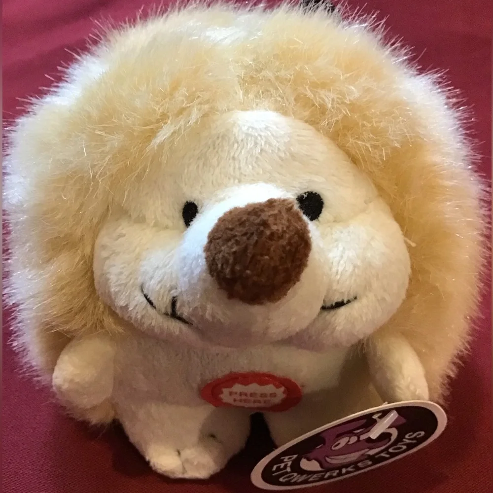 Plush Hedgehog Toy for Small Pets